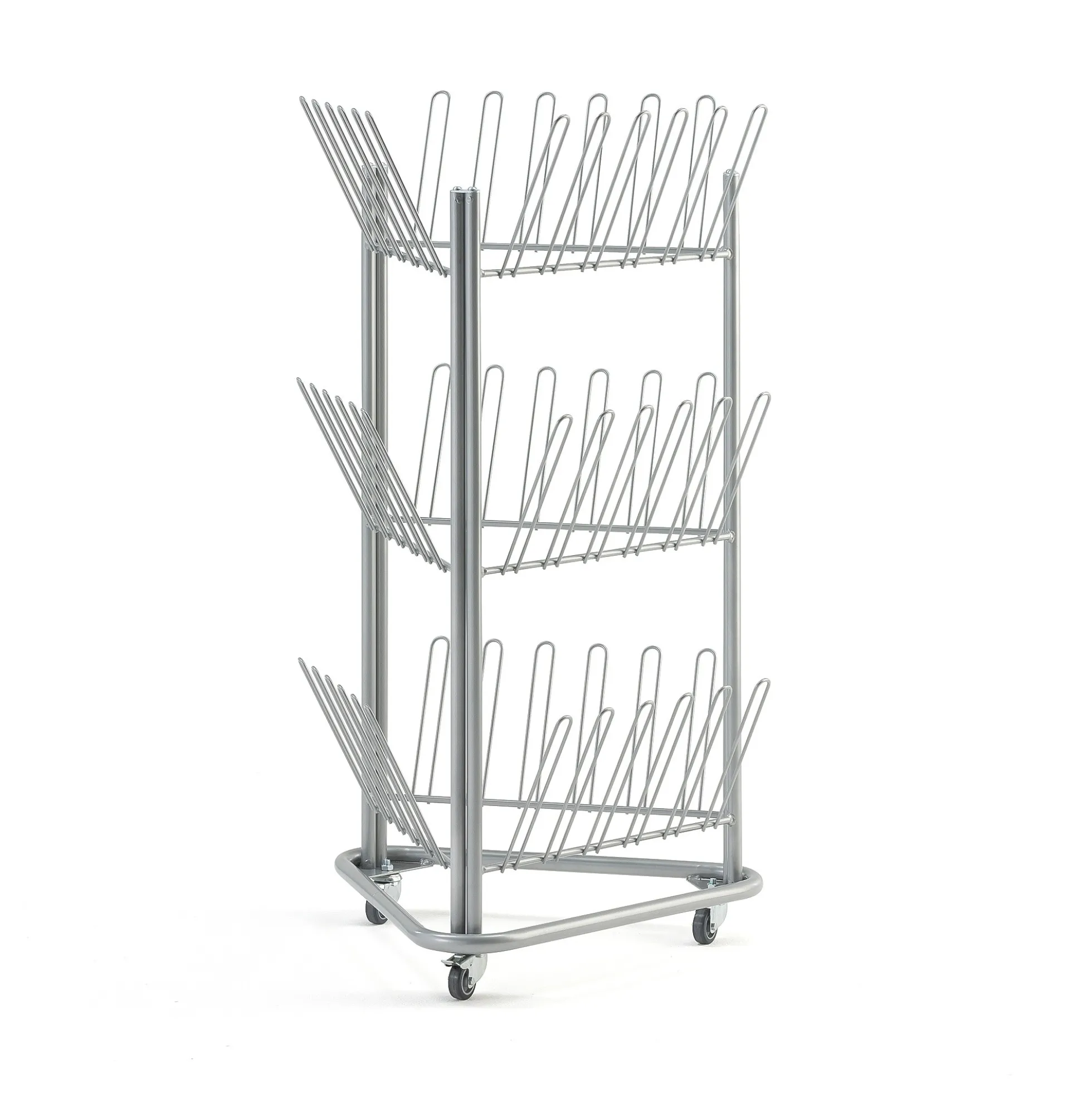 Kuivausteline kengille ja saappaille 780x714x1192 mm, harmaa