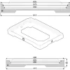Kuljetusalusta Muovi, 150 kg, 620x420 mm