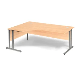 Kulmatyöpöytä FLEXUS Vasen, 1800x1200 mm, pyökkilaminaatti