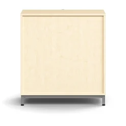 Laatikosto QBUS Jalusta, kahvat, 868x800x400 mm, hopeanharmaa, koivu
