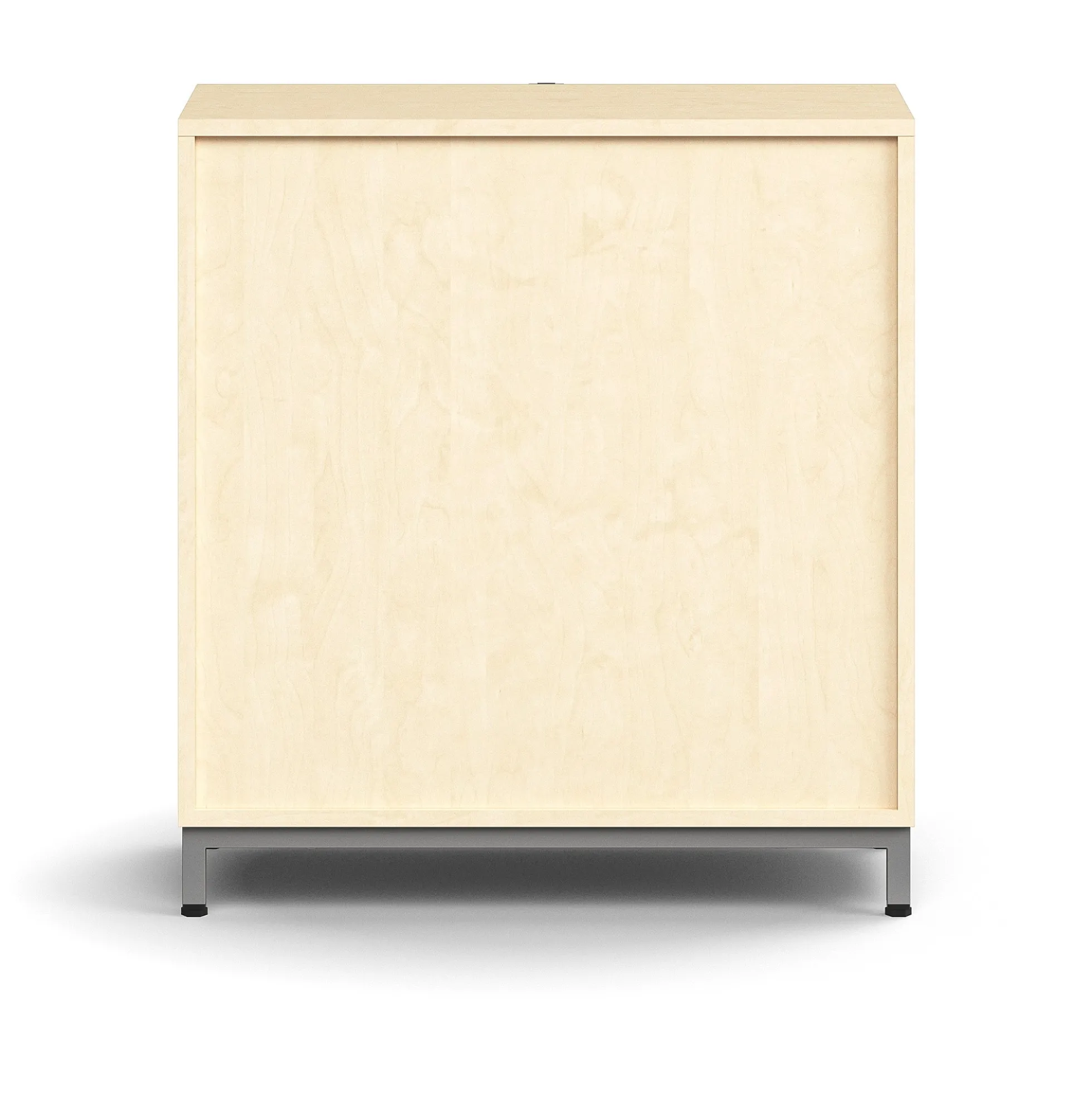 Laatikosto QBUS Jalusta, kahvat, 868x800x400 mm, hopeanharmaa, koivu