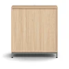 Laatikosto QBUS Jalusta, kahvat, 868x800x400 mm, hopeanharmaa, tammi