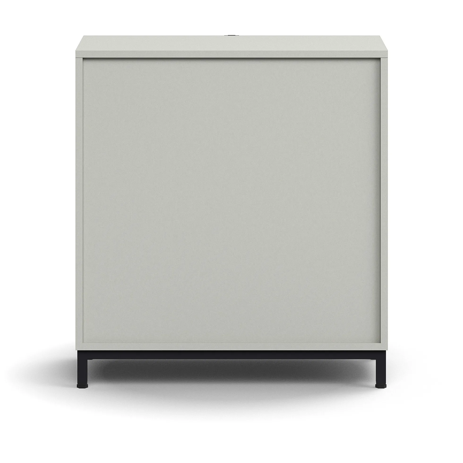 Laatikosto QBUS Jalusta, kahvat, 868x800x400 mm, musta, vaaleanharmaa
