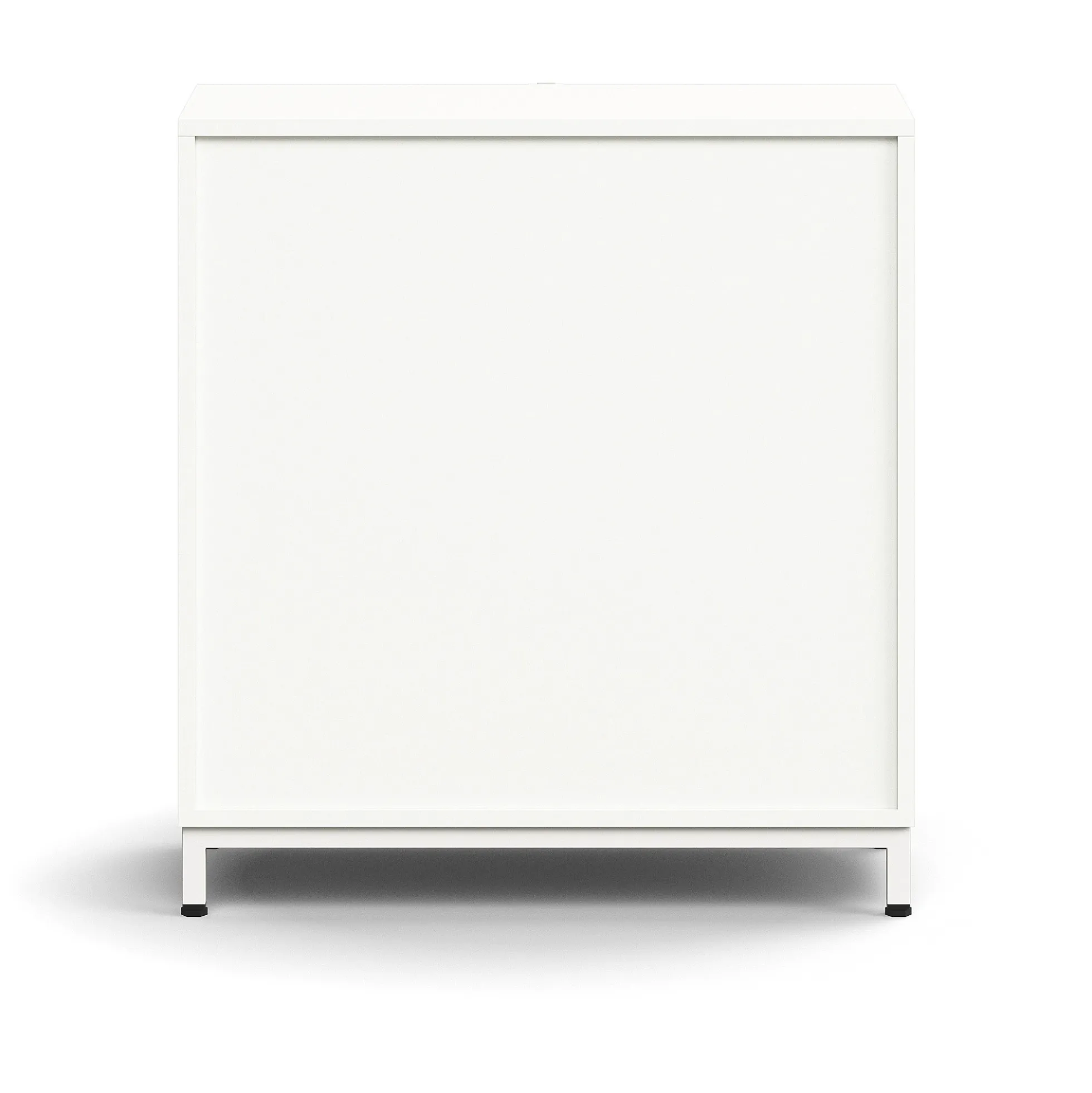 Laatikosto QBUS Jalusta, kahvat, 868x800x400 mm, valkoinen