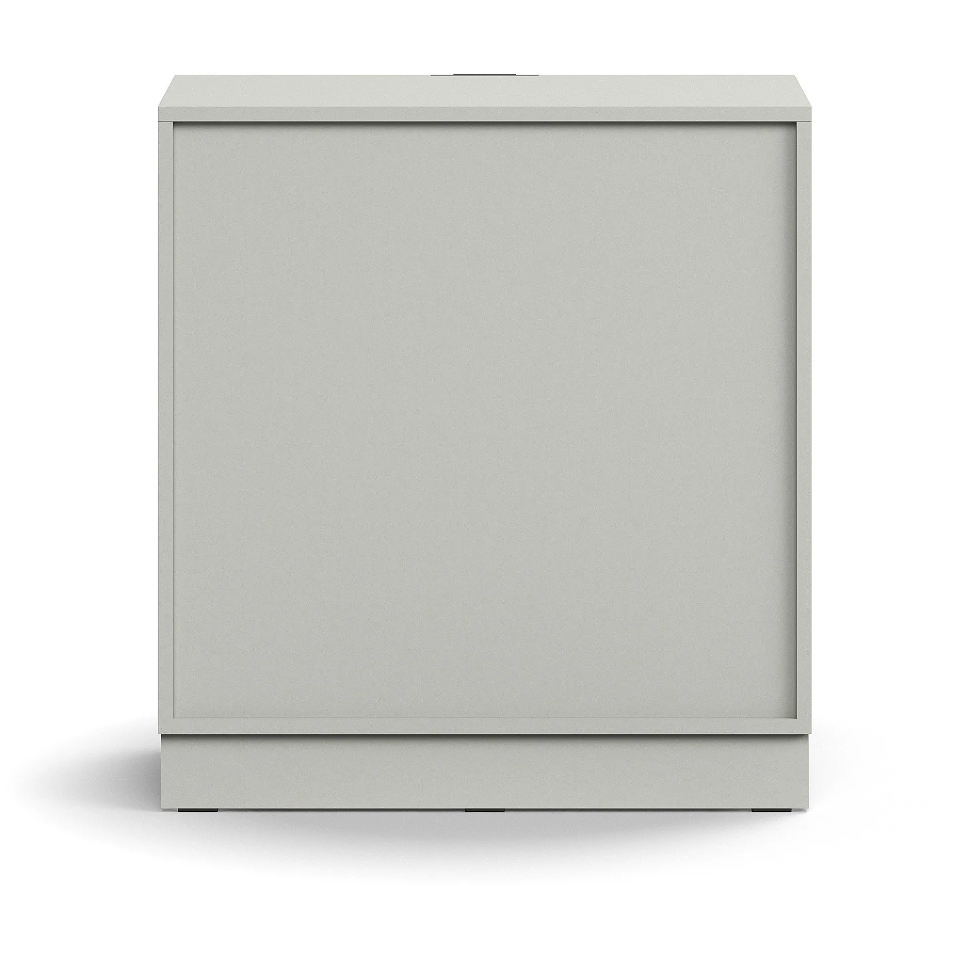 Laatikosto QBUS Sokkeli, avoimet kahvat, 868x800x400 mm, vaaleanharmaa