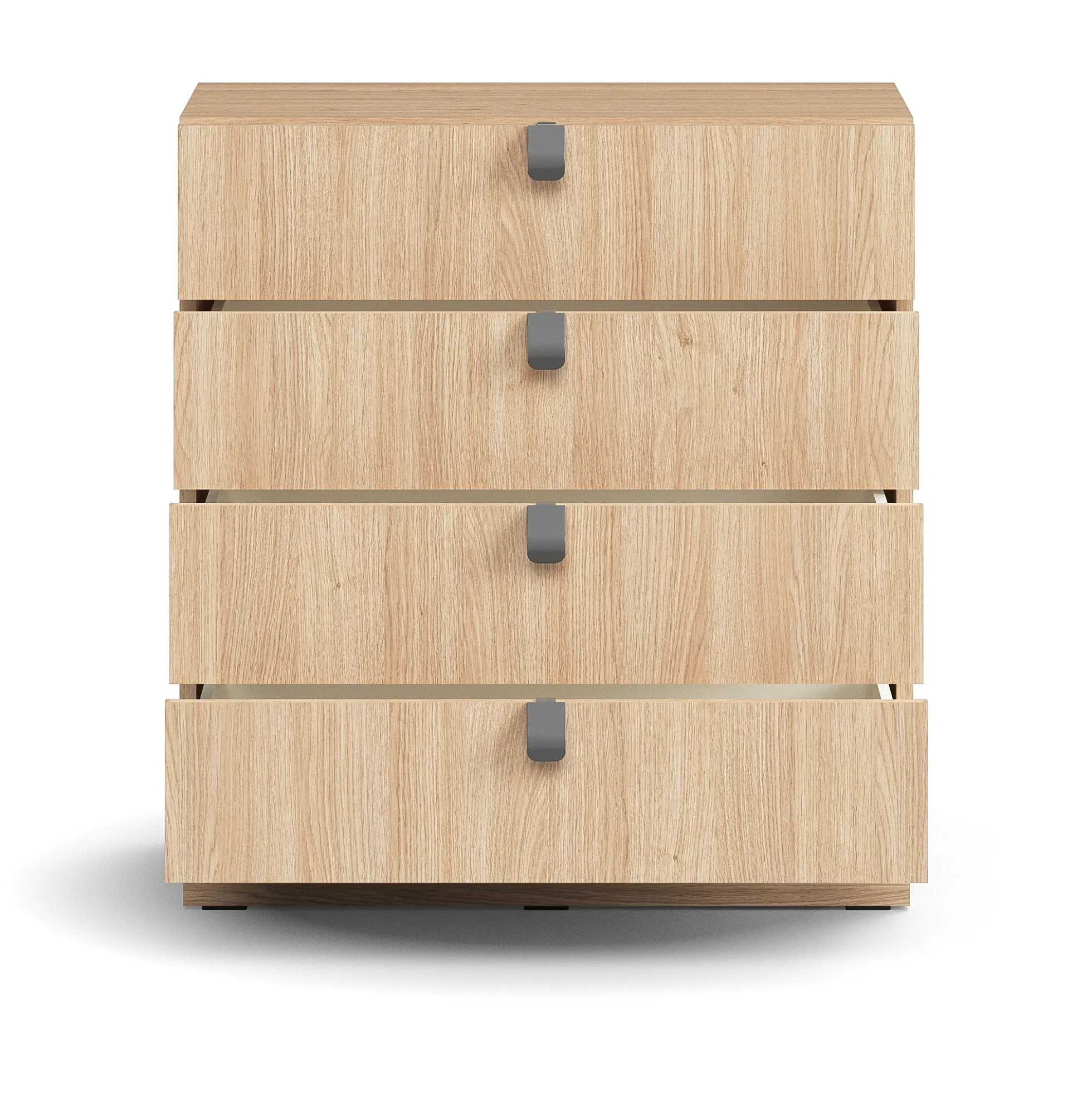 Laatikosto QBUS Sokkeli, kahvat, 868x800x400 mm, tammi
