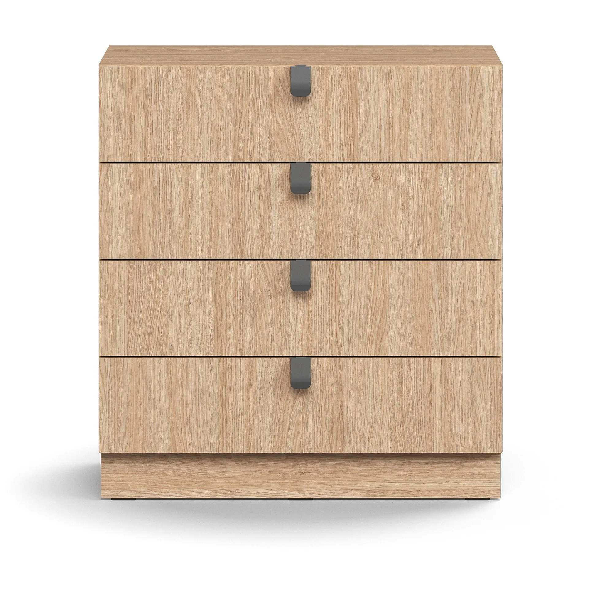 Laatikosto QBUS Sokkeli, kahvat, 868x800x400 mm, tammi