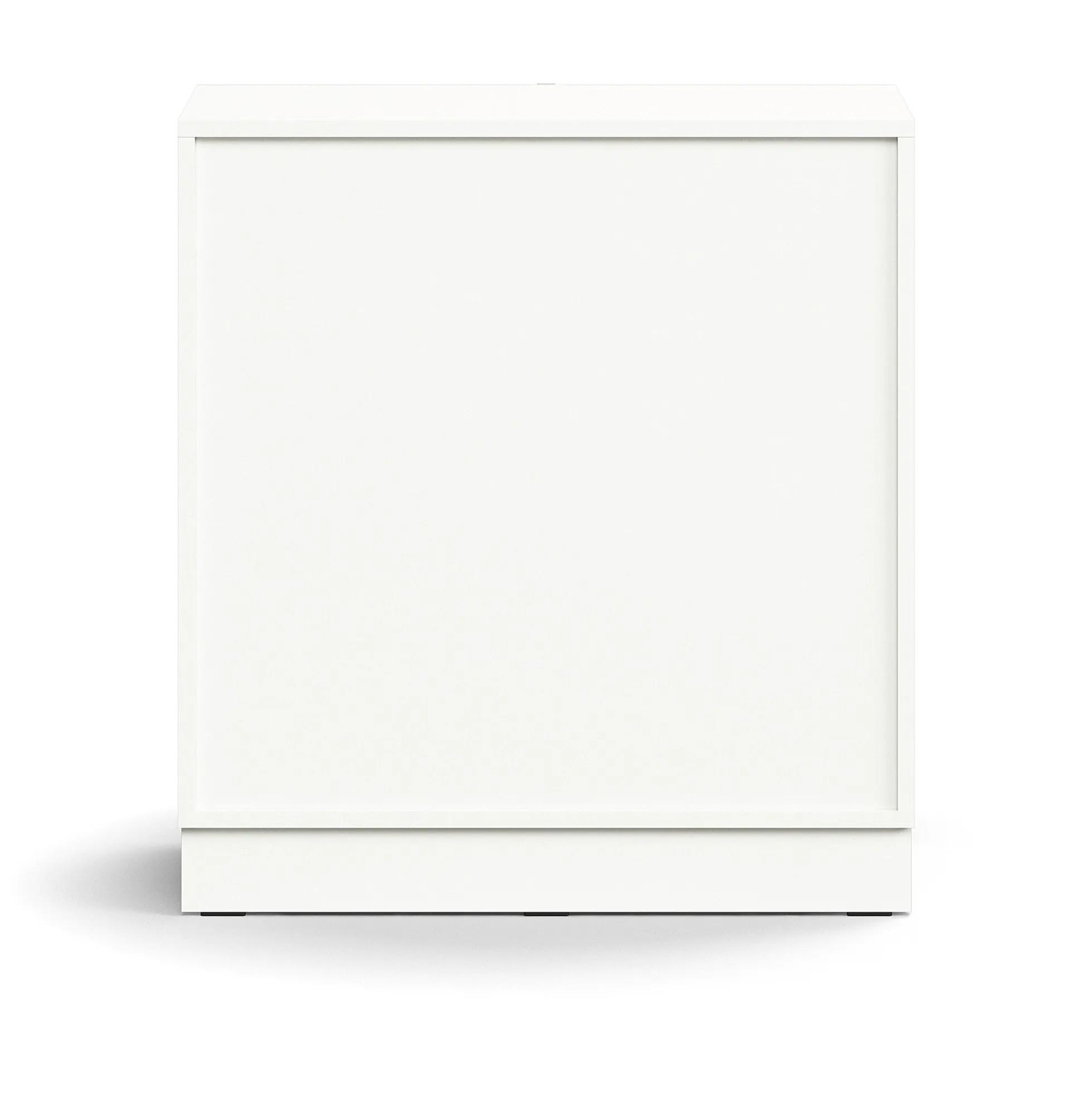 Laatikosto QBUS Sokkeli, kahvat, 868x800x400 mm, valkoinen