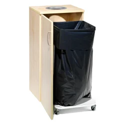 Lajittelukaappi jätesäkkitelineelle 980x510x450 mm, koivulaminaatti