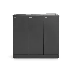 Lajitteluyksikkö BICA 3 lokeroa, kansi/aukkosyöttö, 3x65 L, antrasiitti
