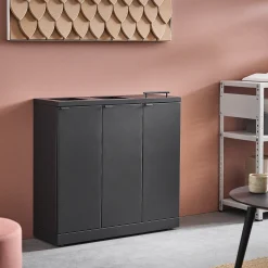 Lajitteluyksikkö BICA 3 lokeroa, kansi/aukkosyöttö, 3x65 L, antrasiitti