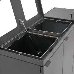 Lajitteluyksikkö BICA 3 lokeroa, kansi/aukkosyöttö, 3x65 L, antrasiitti