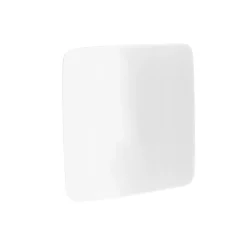 Lasikirjoitustaulu STELLA Pyöristetyt kulmat, 1000x1000 mm, valkoinen