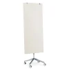 Lasikirjoitustaulu STELLA Pyörällinen, 650x1575 mm, vaaleanharmaa