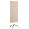 Lasikirjoitustaulu STELLA Pyörällinen, 650x1575 mm, vaaleanruskea