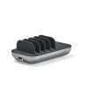 Latausasema 4 USB-porttia ja langaton lataus