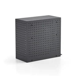 Latauskaappi lukulaitteille RECHARGE Seinämalli, 710x735x350 mm, tummanharmaa