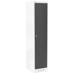 Latauskaappi RECOVER 19 lokeroa, 1800x400x500 mm, musta, harmaa