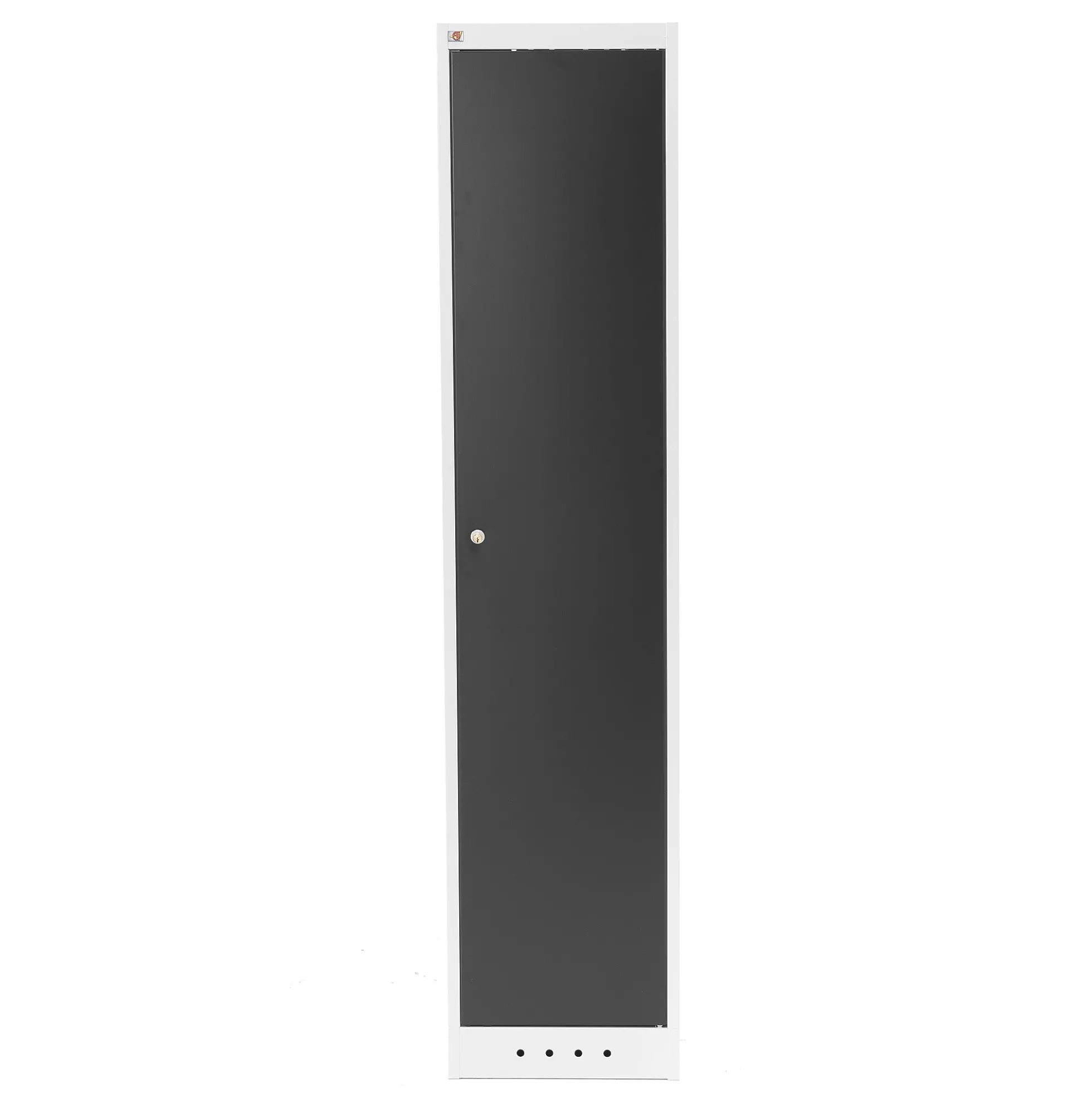 Latauskaappi RECOVER 19 lokeroa, 1800x400x500 mm, musta, harmaa