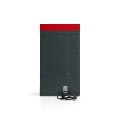 Latauskaappi sähköpyörän akuille VOLT 4 lokeroa, seinämalli, 913x514x455 mm, tummanharmaa