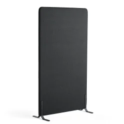 Lattiasermi ZONE 1700x1000x46 mm, kangas Hush, mustat jalat, tummanharmaa