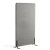 Lattiasermi ZONE 1700x1000x46 mm, kangas Hush, mustat jalat, vaaleanharmaa