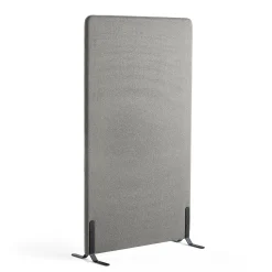 Lattiasermi ZONE 1700x1000x46 mm, kangas Hush, mustat jalat, vaaleanharmaa