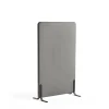 Lattiasermi ZONE 1360x800x46 mm, kangas Hush, mustat jalat, vaaleanharmaa
