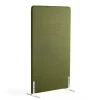 Lattiasermi ZONE 1700x1000x46 mm, kangas Hush, valkoiset jalat, metsänvihreä