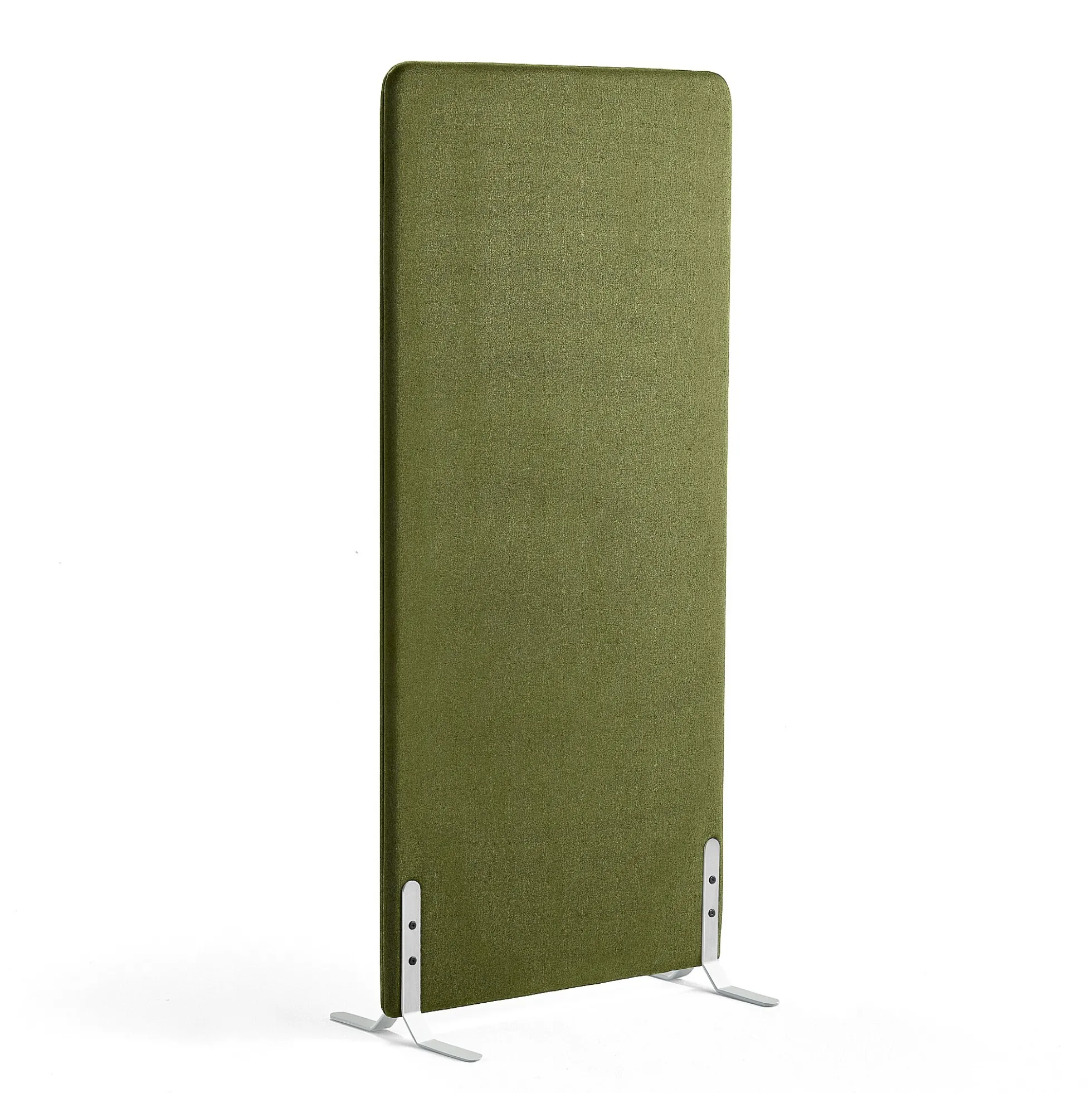 Lattiasermi ZONE 1700x800x46 mm, kangas Hush, valkoiset jalat, metsänvihreä