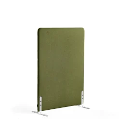 Lattiasermi ZONE 1360x1000x46 mm, kangas Hush, valkoiset jalat, metsänvihreä
