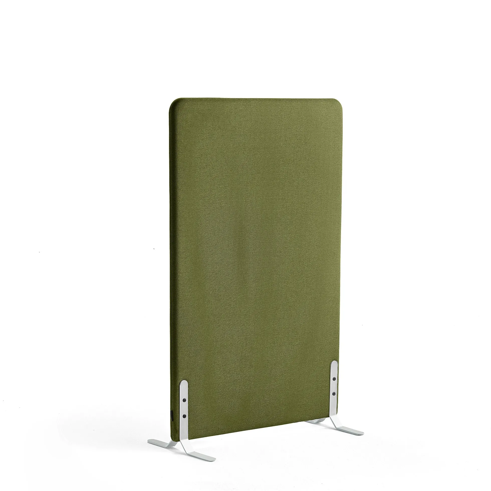 Lattiasermi ZONE 1360x800x46 mm, kangas Hush, valkoiset jalat, metsänvihreä