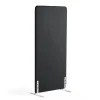 Lattiasermi ZONE 1700x800x46 mm, kangas Hush, valkoiset jalat, tummanharmaa