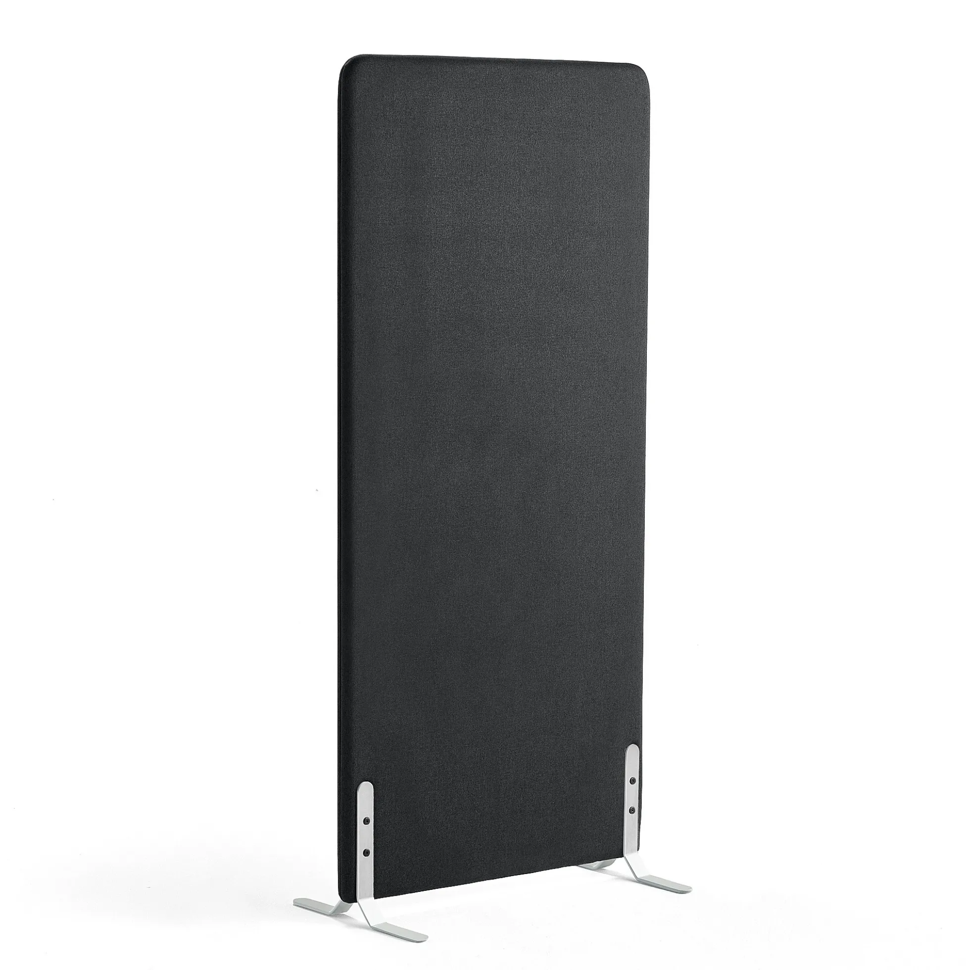 Lattiasermi ZONE 1700x800x46 mm, kangas Hush, valkoiset jalat, tummanharmaa