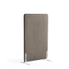 Lattiasermi ZONE 1360x800x46 mm, kangas Hush, valkoiset jalat, vaaleanruskea