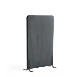 Lattiasermi ZONE 1360x800x46 mm, kangas Rivet, mustat jalat, antrasiitinharmaa