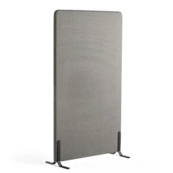 Lattiasermi ZONE 1700x1000x46 mm, kangas Rivet, mustat jalat, hopeanharmaa