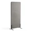 Lattiasermi ZONE 1700x800x46 mm, kangas Rivet, mustat jalat, hopeanharmaa