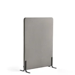 Lattiasermi ZONE 1360x1000x46 mm, kangas Rivet, mustat jalat, hopeanharmaa