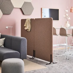 Lattiasermi ZONE 1360x1000x46 mm, kangas Rivet, mustat jalat, kupari