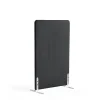 Lattiasermi ZONE 1360x800x46 mm, kangas Rivet, valkoiset jalat, antrasiitinharmaa
