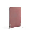 Lattiasermi ZONE 1360x1000x46 mm, kangas Rivet, valkoiset jalat, luumu