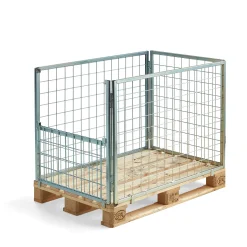 Lavahäkki VOLUME 1200x800x800 mm, taitettava lyhyt sivu