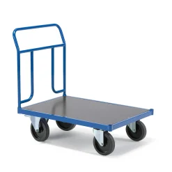 Lavavaunu TRANSFER 1 teräspääty, 1000x700 mm, 1000 kg, elastiset kumipyörät, jarrulliset