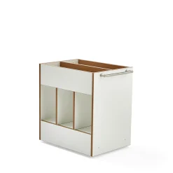Lehtivaunu STORY 800x876x542 mm, valkoinen