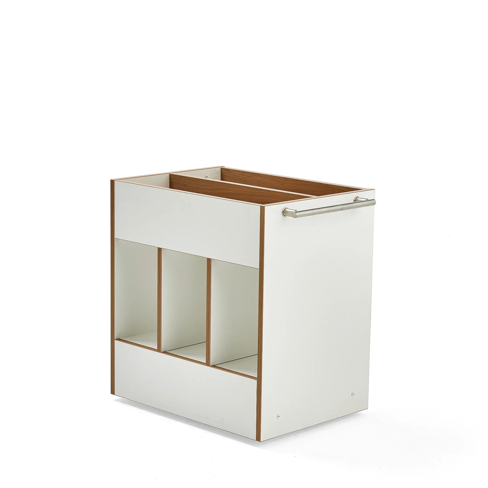 Lehtivaunu STORY 800x876x542 mm, valkoinen