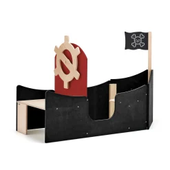 Leikkikaluste FLOAT Merirosvovene, musta