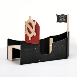 Leikkikaluste FLOAT Merirosvovene, musta