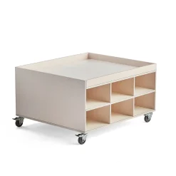 Leikkipöytä MELINA 12 lokeroa, 1000x900x550 mm, valkopigmentoitu