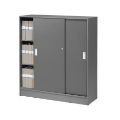 Liukuovikaappi FLEXUS 1325x1200x415 mm, harmaa